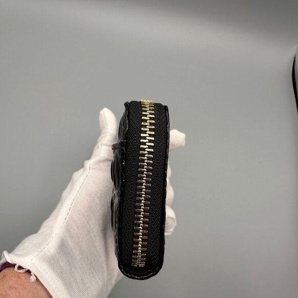 Brahmin Anita Black Melbourne Leather Card Case Wallet V8615140000001 NEW - Picture 7 of 16